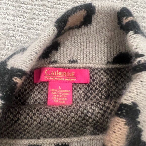 Cashmere leopard sweater - Picture 2 of 2